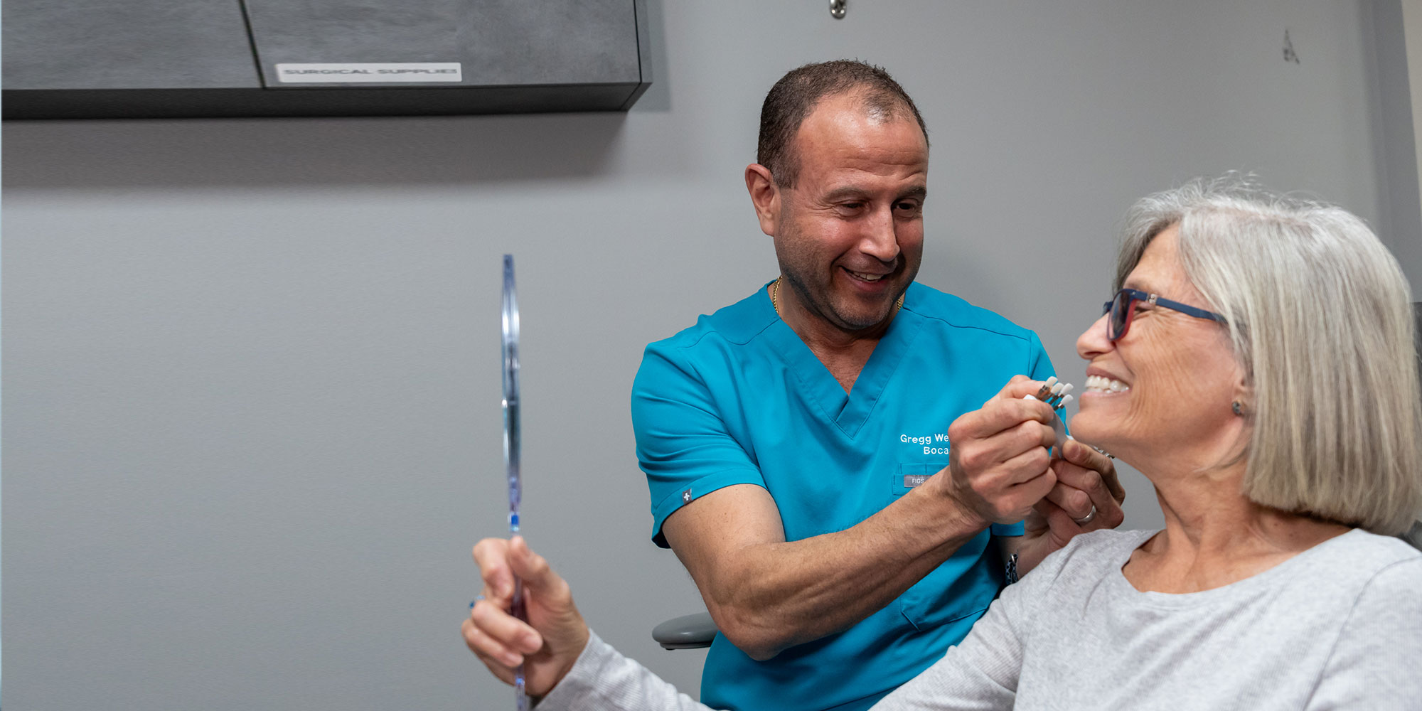 patient smiling brightly after their dental procedure